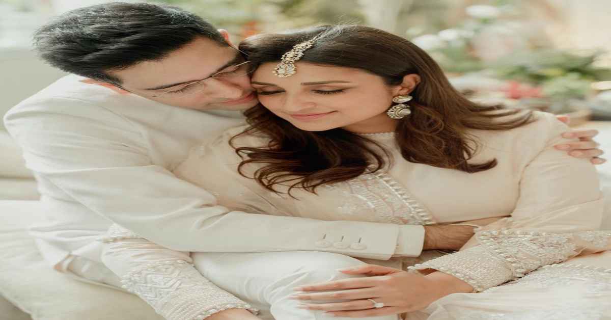 Raghav Chadha and Parineeti Chopra engagement