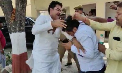 SP MLA beats BJP Leader