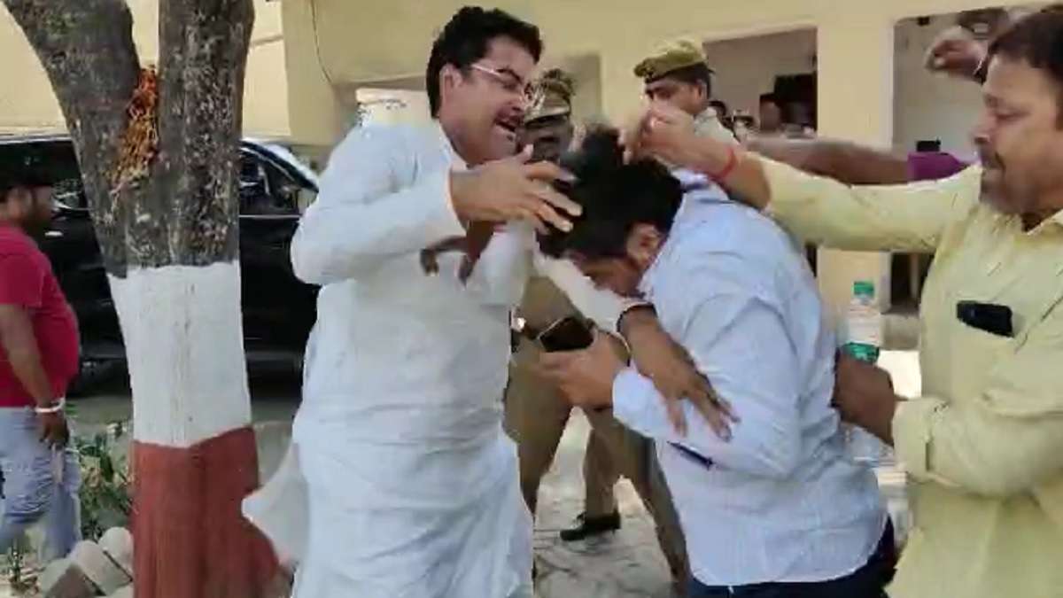 SP MLA beats BJP Leader