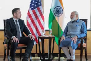 PM Modi and Elon Musk meeting