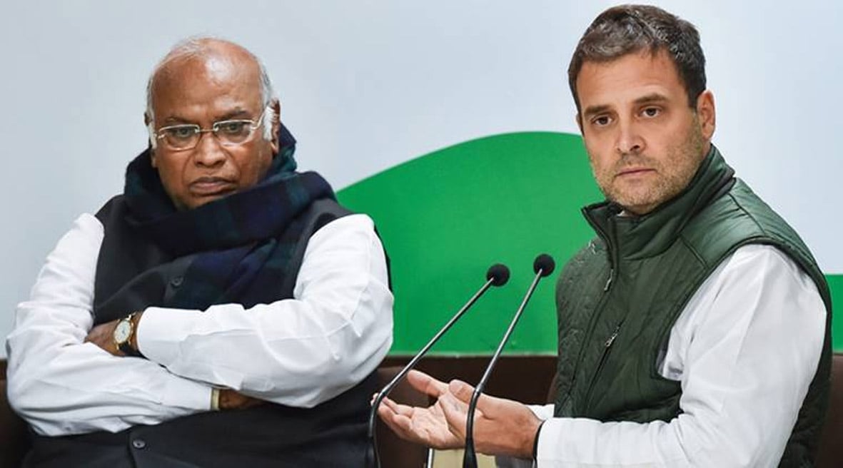 Rahul Gandhi Mallikarjun Kharge