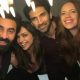 Ranbir Kapoor, Deepika, Aditya Roy Kapur, Kalki smiling