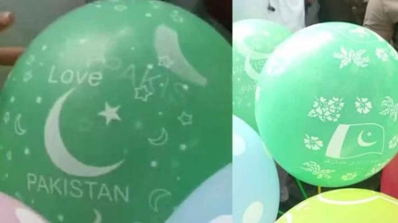 Watch: Solapur Balloon seller caught selling- Love Pakistan balloons, handed over to cops