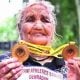 Dehradun: 106 year old woman wins three gold medals at the 18th National Open Athletics Championship