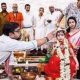 Kolkata: Priest worships 6 year old Muslim girl as an incarnation of goddess Durga during Durga Puja ceremony