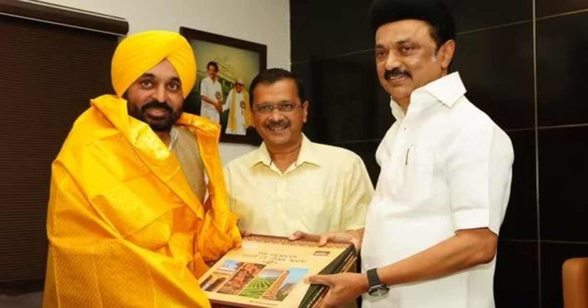 Arvind Kejriwal Bhagwant Mann MK Stalin