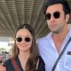 Ranbir and Alia spotted together at airport; the couple is going to Dubai for vacation