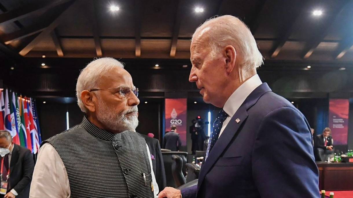 Narendra Modi and Joe Biden