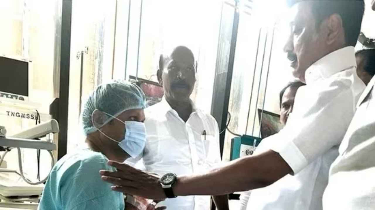 Chennai: Tamil Nadu Chief Minister MK Stalin says people will teach a lesson to BJP in 2024 polls, as he met Minister Senthil Balaji in Omandurar hospital