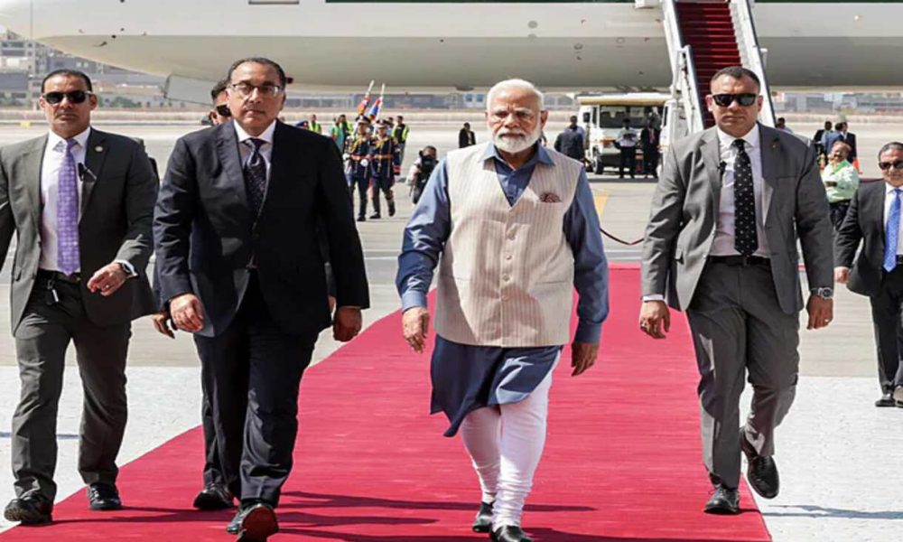 Prime Minister Narendra Modi and Mostafa Madbouly