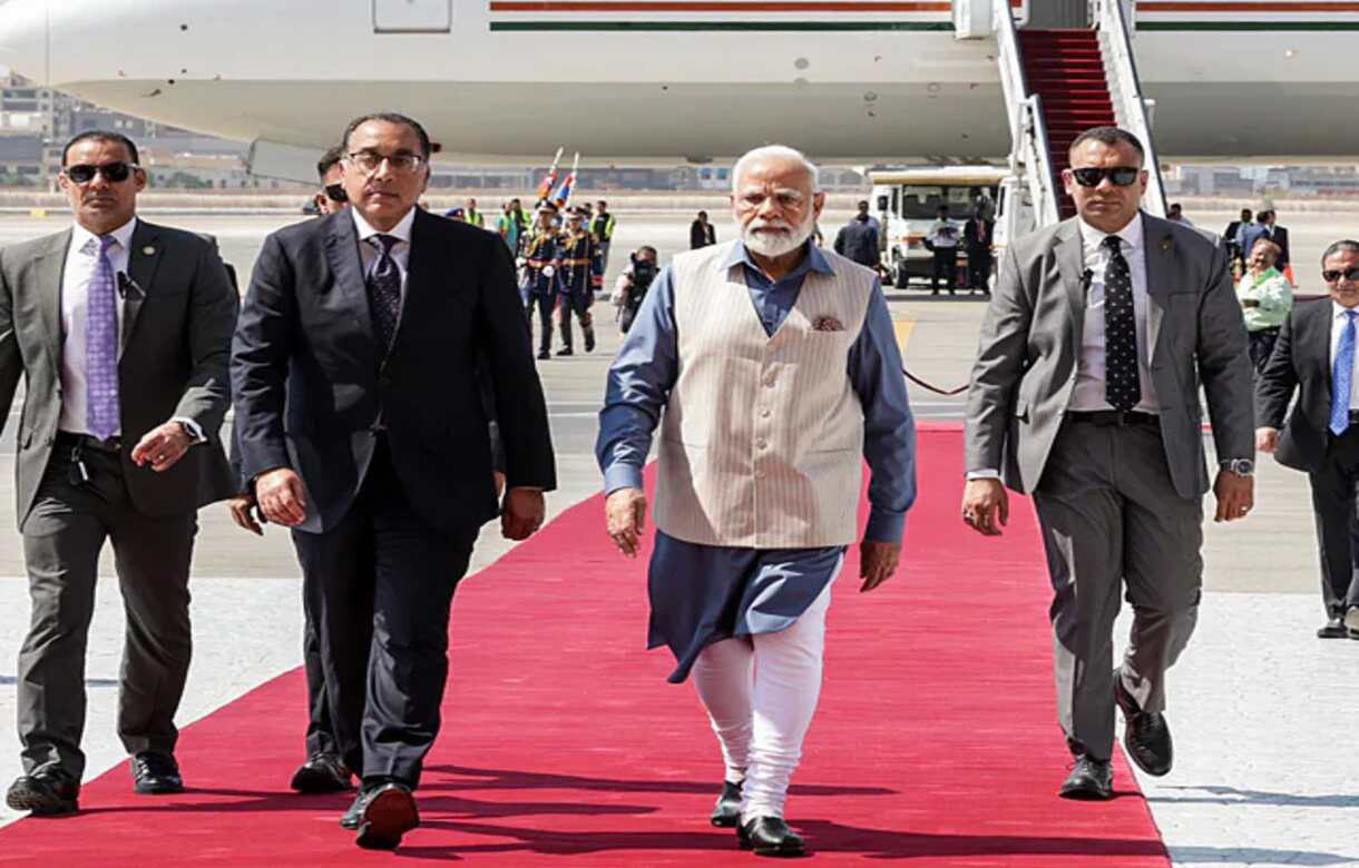 Prime Minister Narendra Modi and Mostafa Madbouly