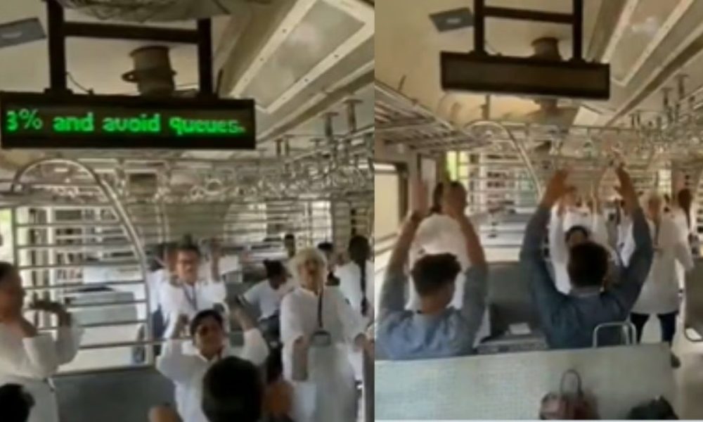 International Yoga Day 2023: Yoga on the move, right inside a Mumbai local