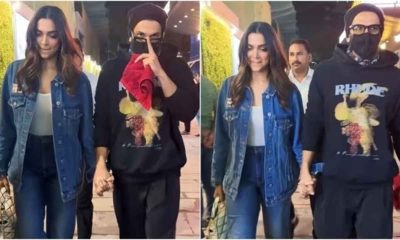 Deepika Padukone and Ranveer Singh on a movie date, watch Rocky Aur Rani Kii Prem Kahaani