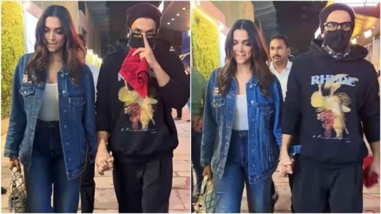 Deepika Padukone and Ranveer Singh on a movie date, watch Rocky Aur Rani Kii Prem Kahaani