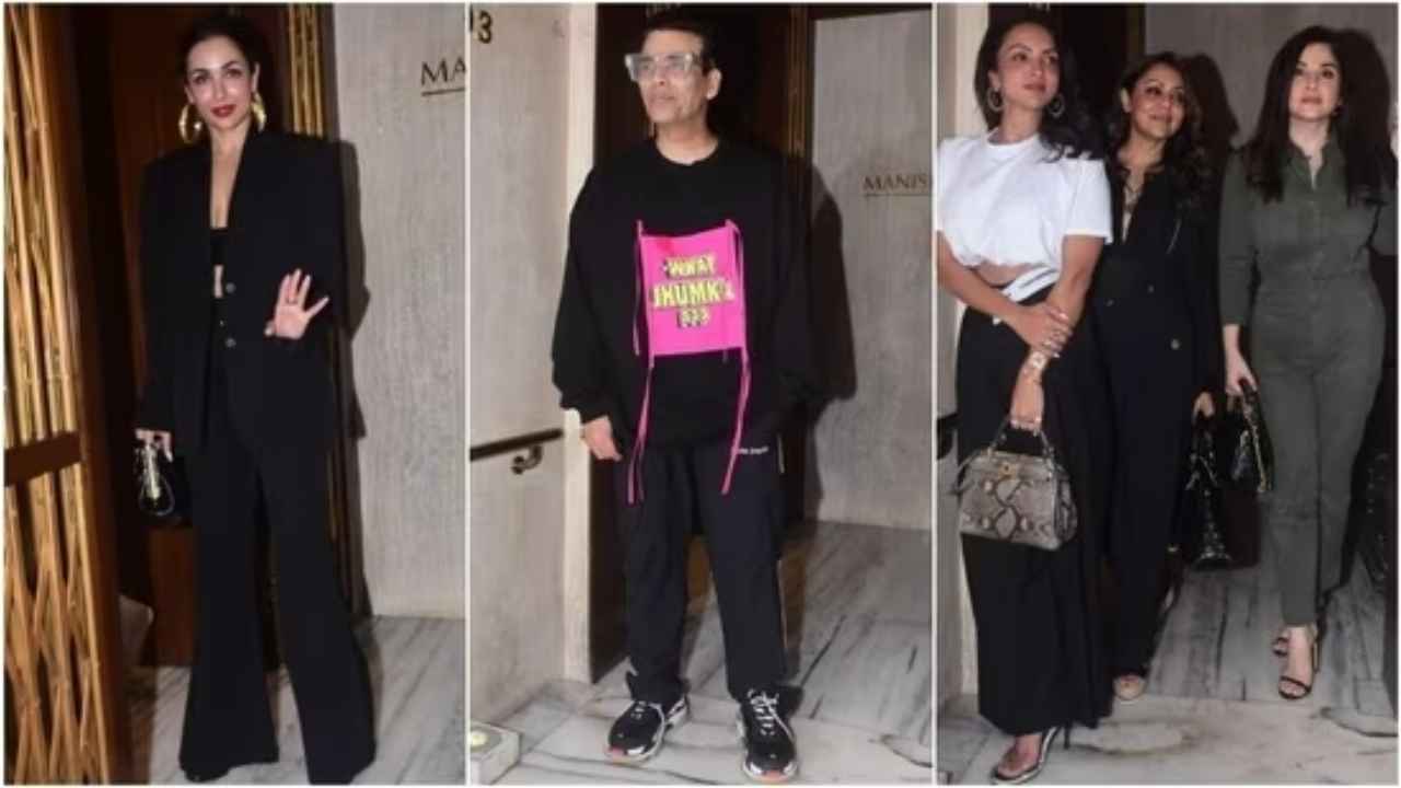 Manish Malhotra hosts party attended by Malaika Arora, Karan Johar and Gauri Khan