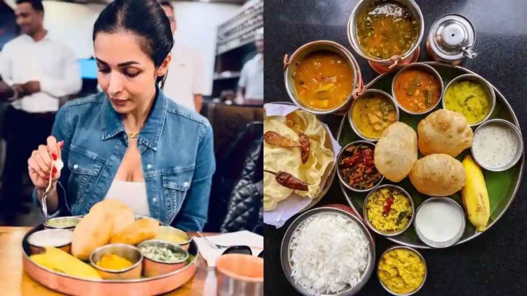 Watch: Malaika Arora faces criticism for pretending to eat a thaali served in a restaurant