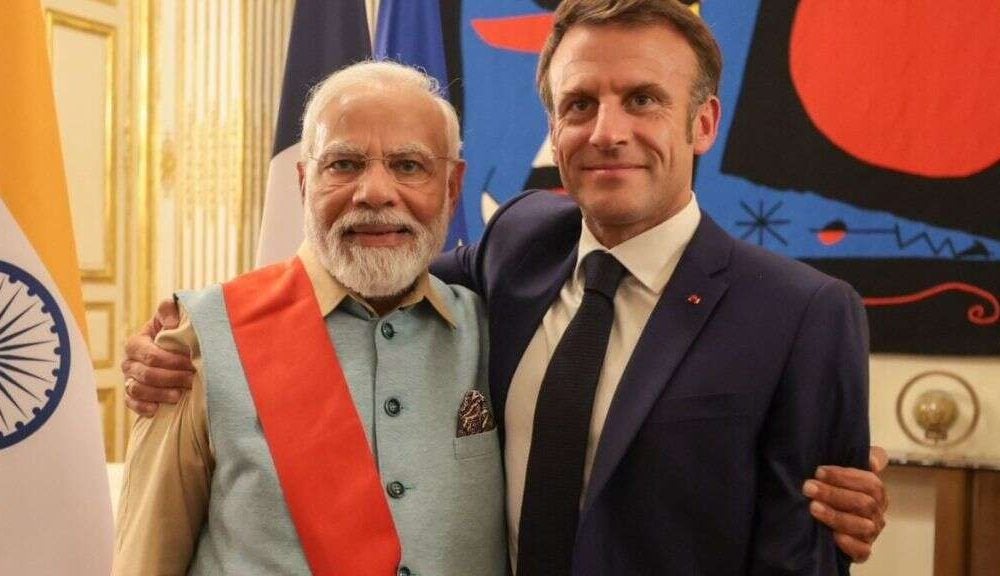 PM Modi and President Macron