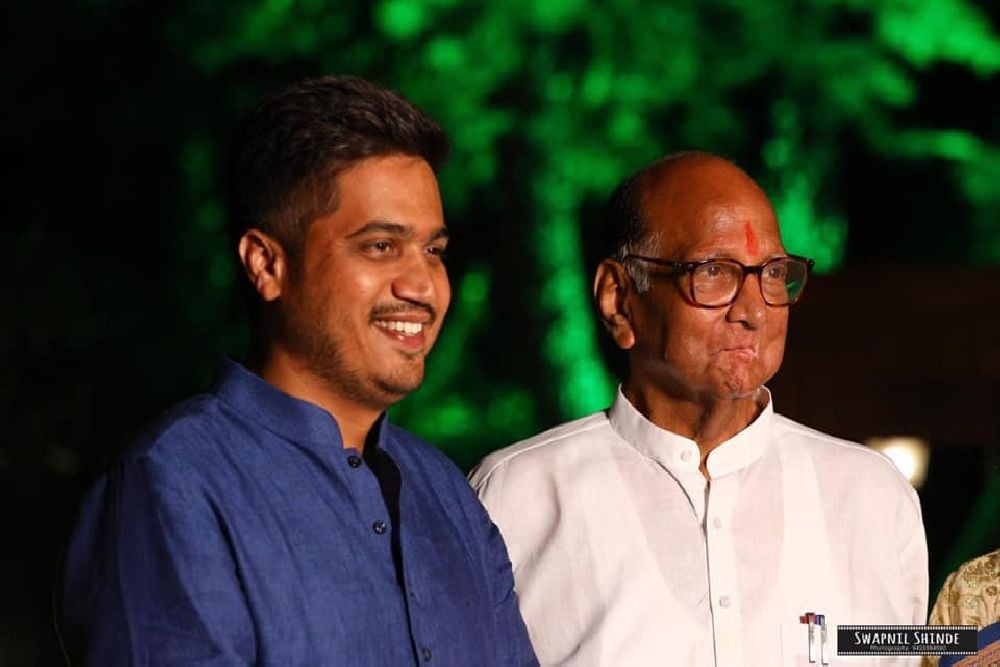 Rohit Pawar Sharad Pawar