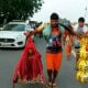 Watch: Devotee carries mother on shoulder during Kanwar Yatra