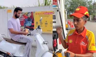 Woman Petrol Pump Attandant