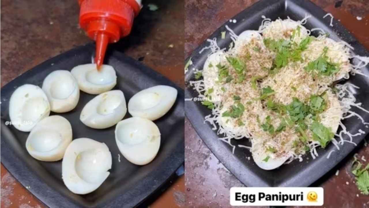 Surat: Video of street vendor making egg pani puri goes viral