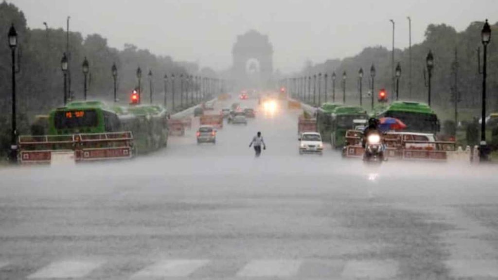 Delhi rain