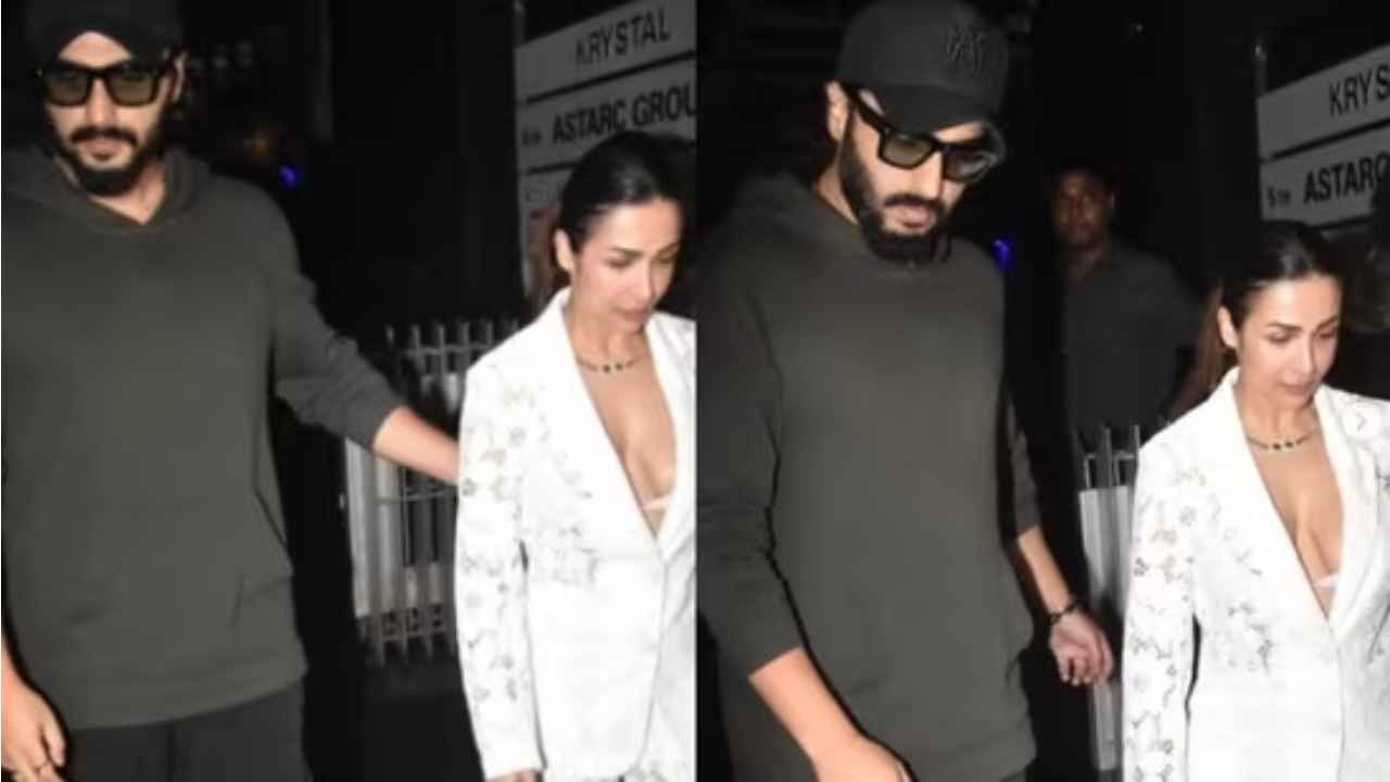 Mumbai: Arjun Kapoor, Malaika Arora spotted together on a dinner date