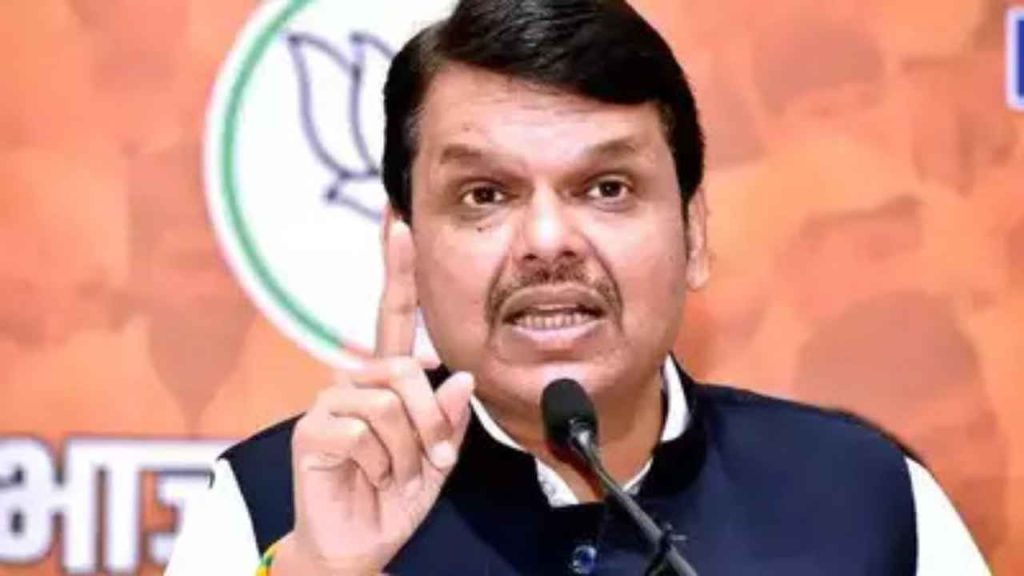 Maharashtra Chief Minister Devendra Fadnavis addressing the media about controversial remarks made by YouTuber Ranveer Allahbadia.