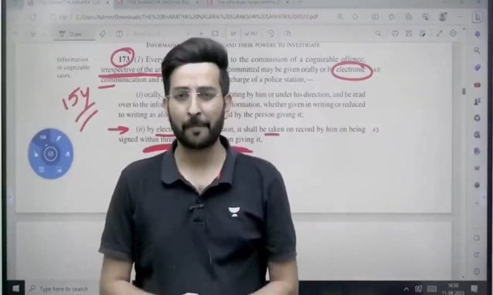 Unacademy teacher viral video