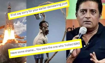 Prakash Raj congratulates ISRO on the success of Chandrayaan-3 mission, gets trolled again