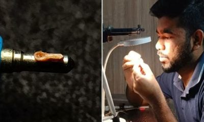 Indian artist achieves Guinness World Record for creating 1.6mm wooden spoon