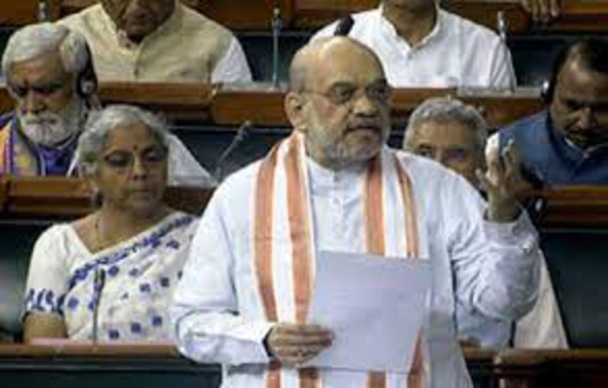 Amit Shah in Lok Sabha