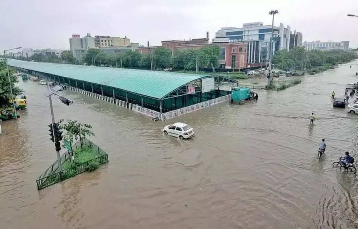 Waterlogging in Delhi, Gurugram