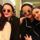 Rekha bonds with Parineeti Chopra, Janhvi Kapoor at Manish Malhotra party