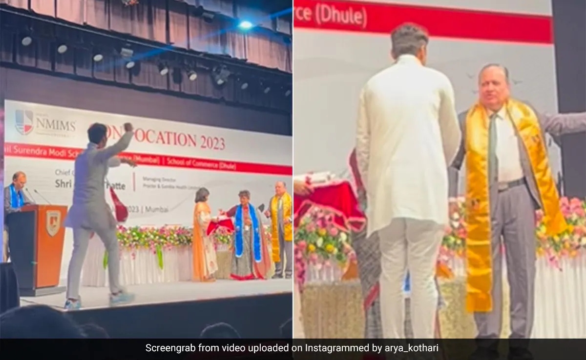 Watch: Mumbai student dances during graduation ceremony, video goes viral