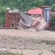 Watch: Dehradun Defence College building collapses amid heavy rainfall