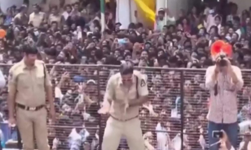 Hyderabad: Police personnel dance during Ganesh Visarjan procession at Tank Bund, video goes viral