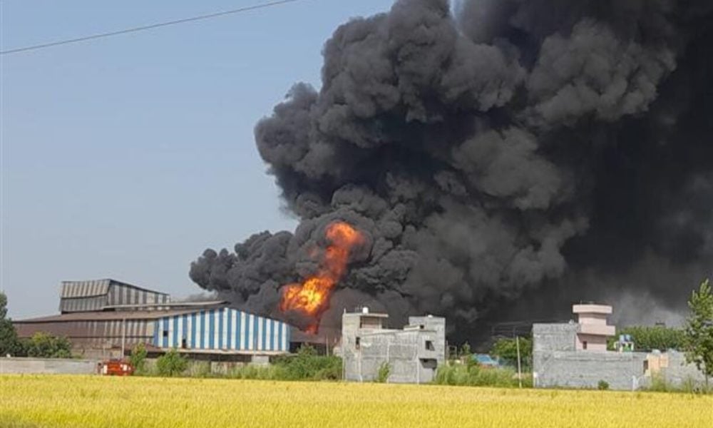 Punjab: Massive fire breaks out at chemical factory in Mohali | Watch video