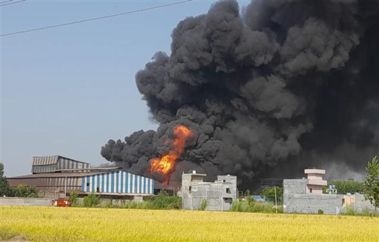 Punjab: Massive fire breaks out at chemical factory in Mohali | Watch video