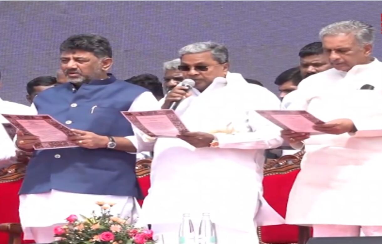 International Day of Democracy: Karnataka CM Siddaramaiah, deputy CM DK Shivakumar read Preamble | Watch here