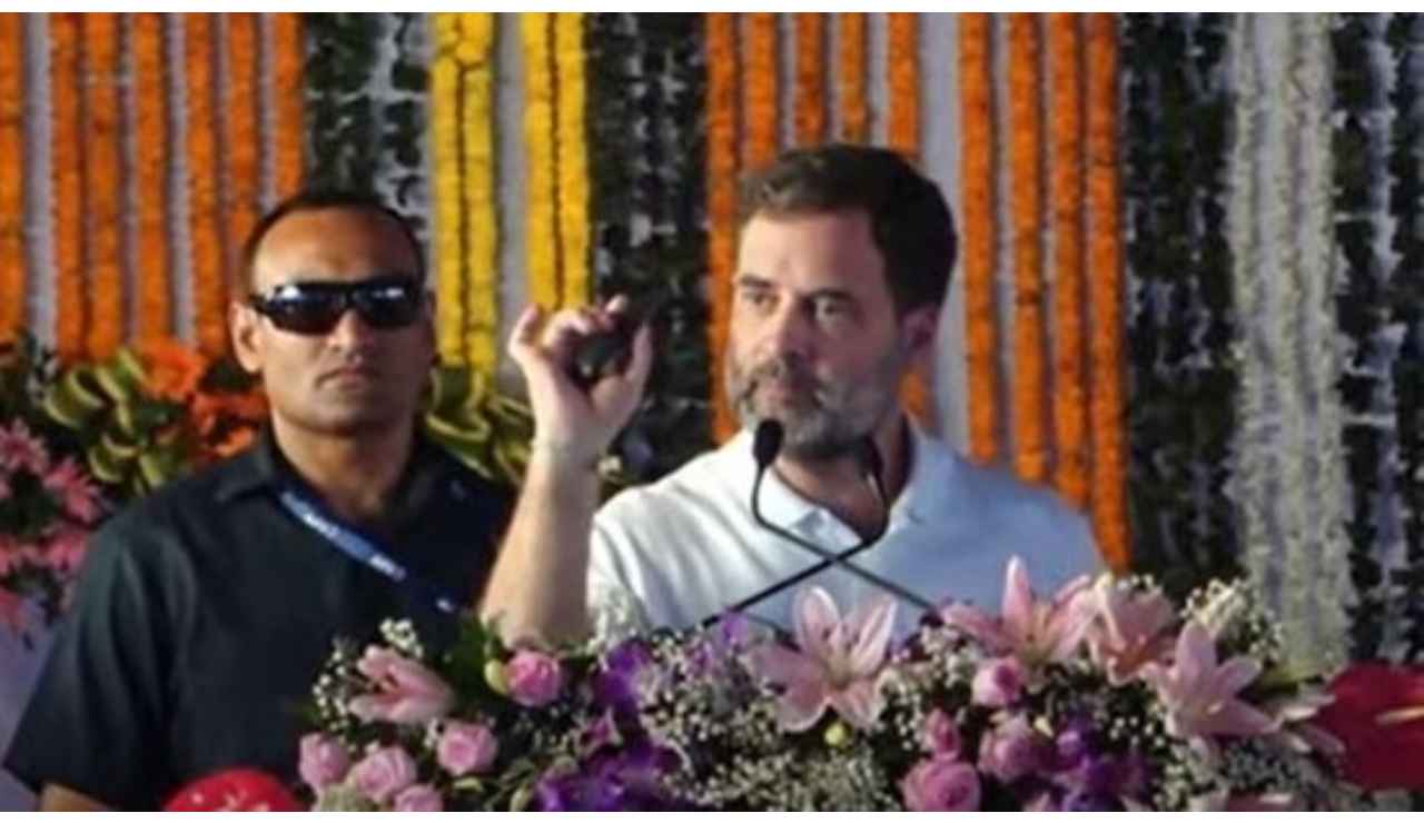 Chhattisgarh: Rahul Gandhi says PM Modi also has a remote control but he presses it secretly