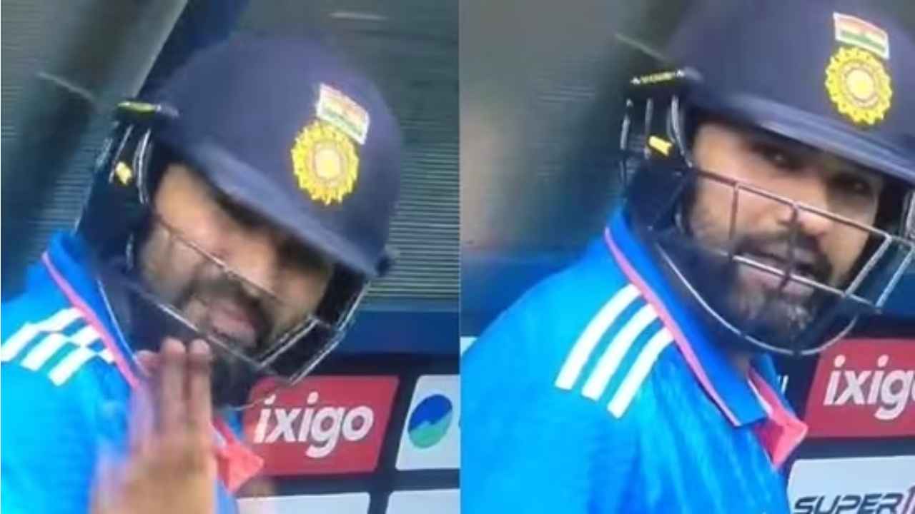 Watch: Frustrated Rohit Sharma fumes at cameraman during India Vs Pakistan match, video goes viral