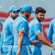 Team India wearing black armbands in Champions Trophy 2025 semifinal