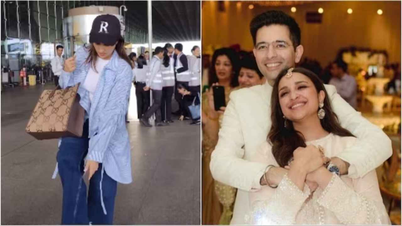 Watch: Parineeti Chopra seen wearing cap with his Raghav Chadha’s initials, video goes viral