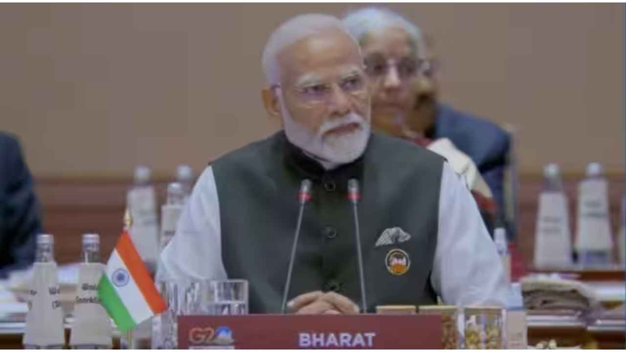 G20 summit 2023: PM Modi addresses Summit at Bharat Mandapam, welcomes leaders of the G20 summit