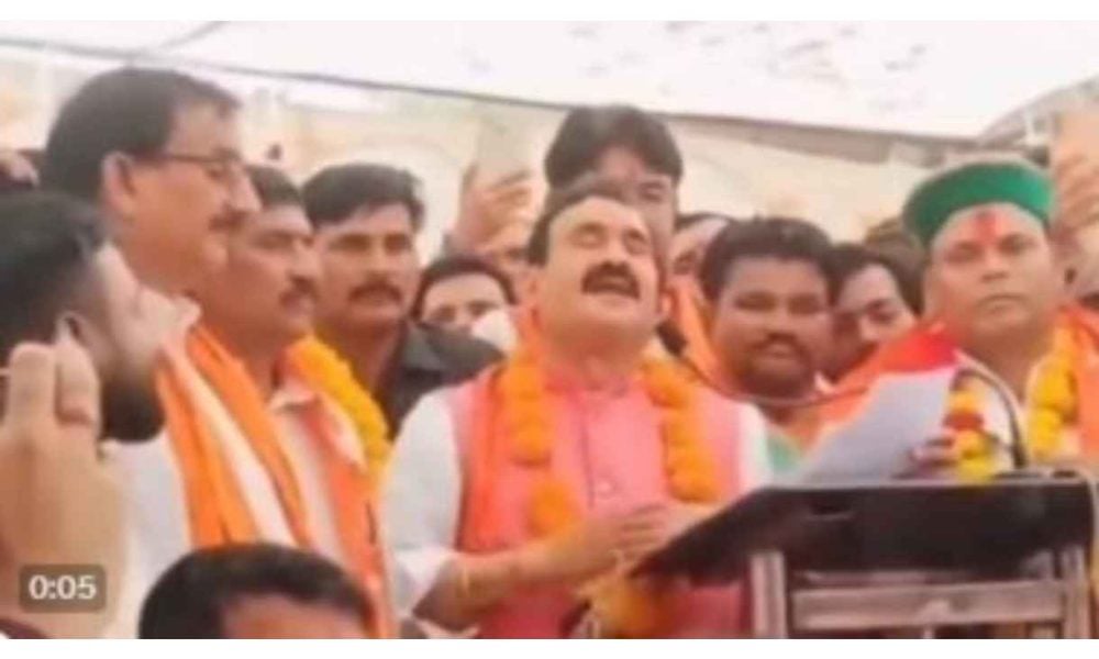 Watch: BJP leader Narottam Mishra says Hema Malini was made to dance here