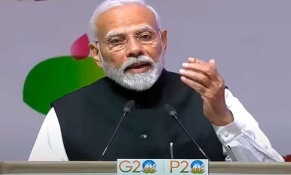 PM MOdi addresses P20 Summit