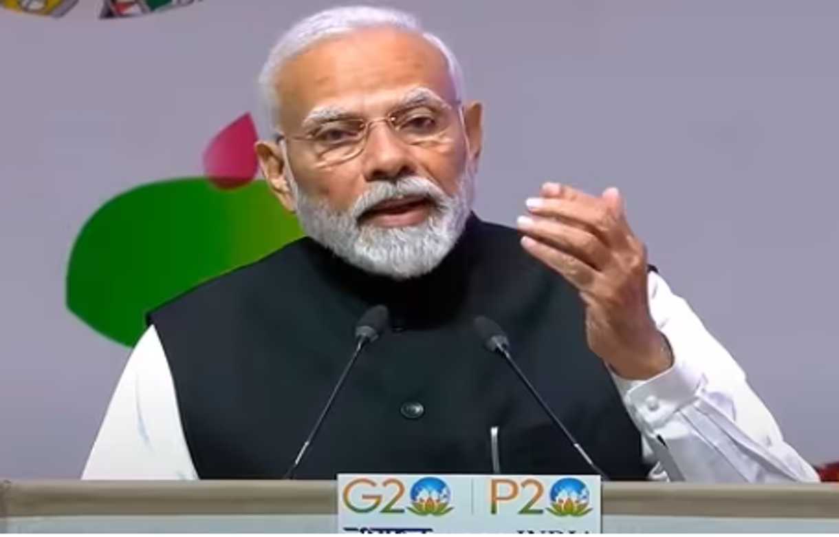 PM MOdi addresses P20 Summit