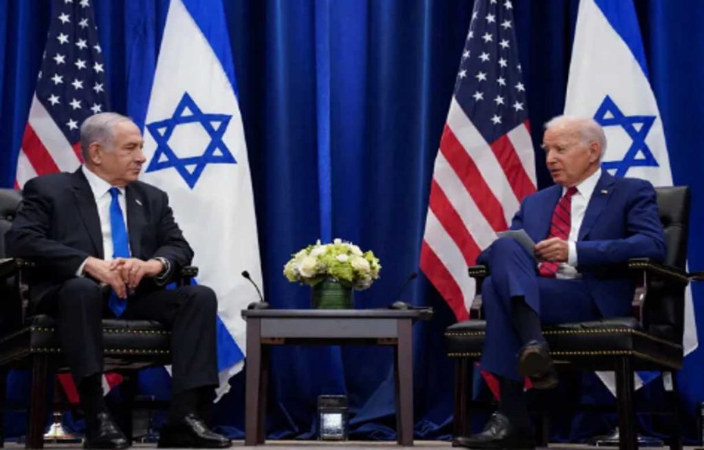 Joe Biden and Benjamin Netanyahu