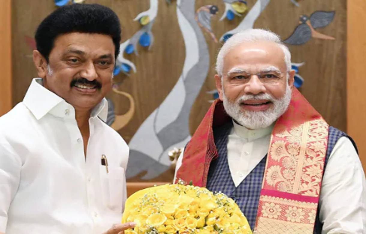 M K Stalin and Narendra Modi